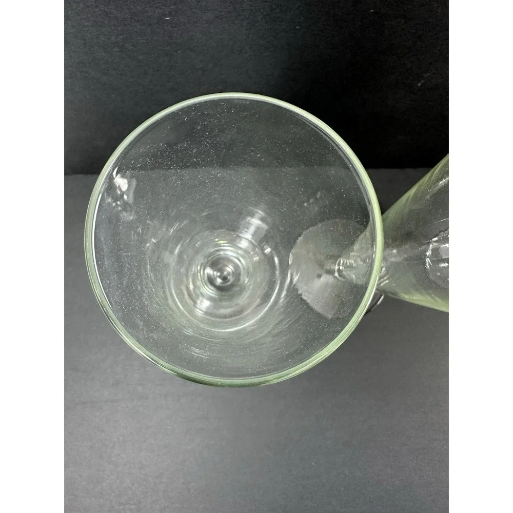 Clear Pilsner Glasses Set Of 3 Barware 8 3/8